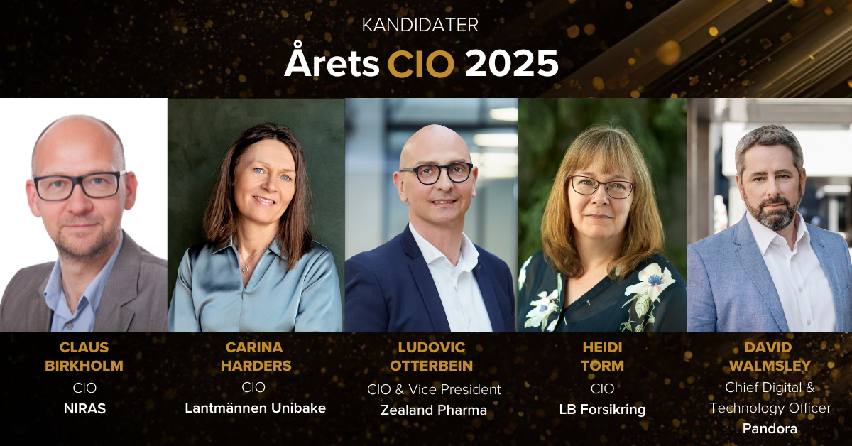 Årets CIO 2025: Her er de fem nominerede til prisen